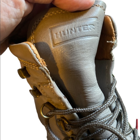 Hunter leather lace up booties size 5 - Picture 5 of 7